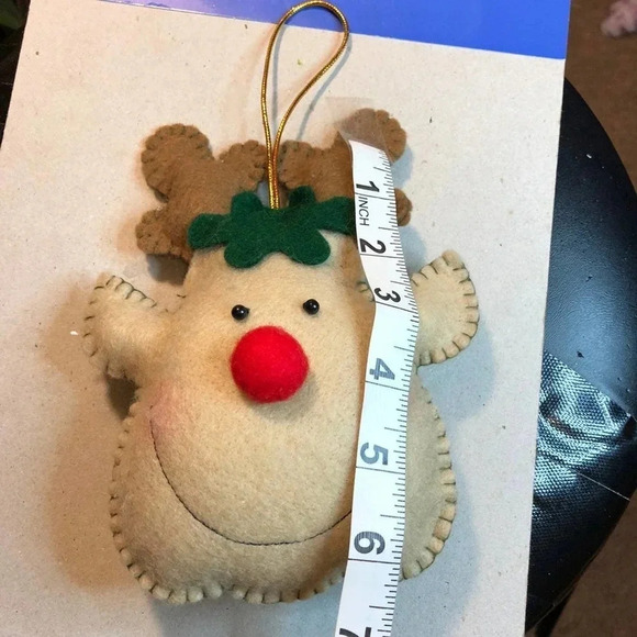 Unique Christmas ornament Rain deer head - Picture 2 of 3